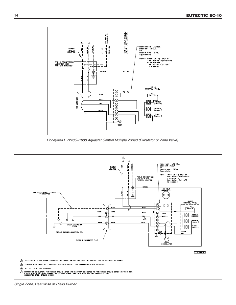 Slant/Fin EC-10 Installation User Manual | Page 14 / 24