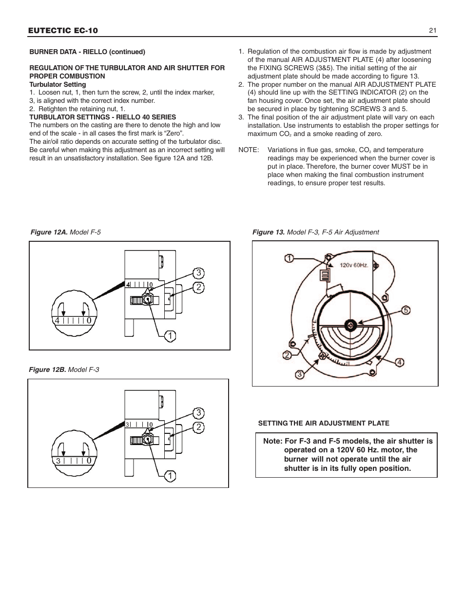 Slant/Fin EC-10 Installation User Manual | Page 21 / 24