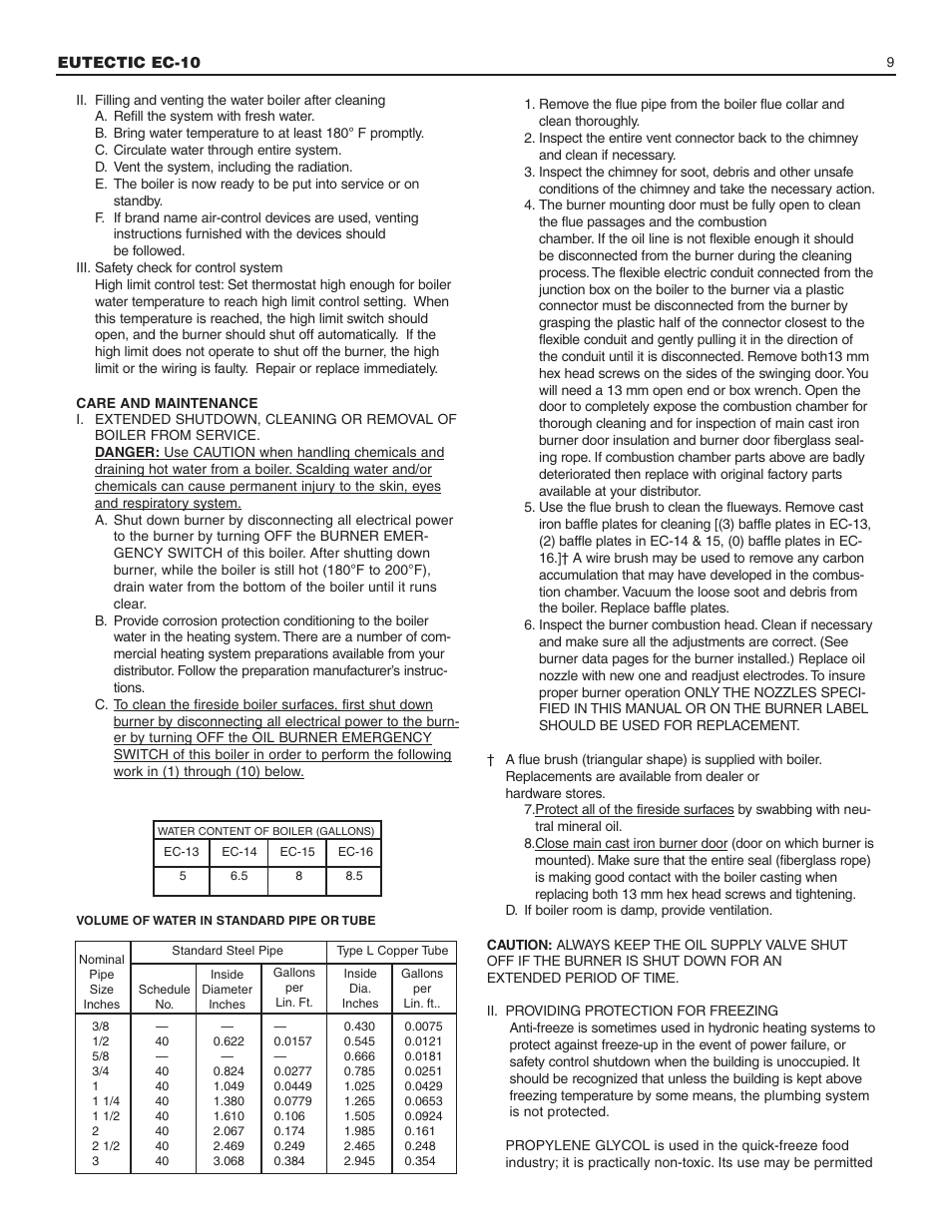 Slant/Fin EC-10 Installation User Manual | Page 9 / 24