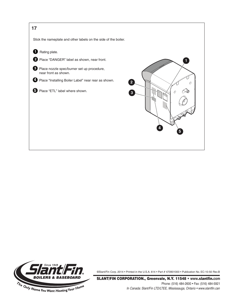 Slant/Fin EC-10 Assembly Instructions User Manual | Page 12 / 12