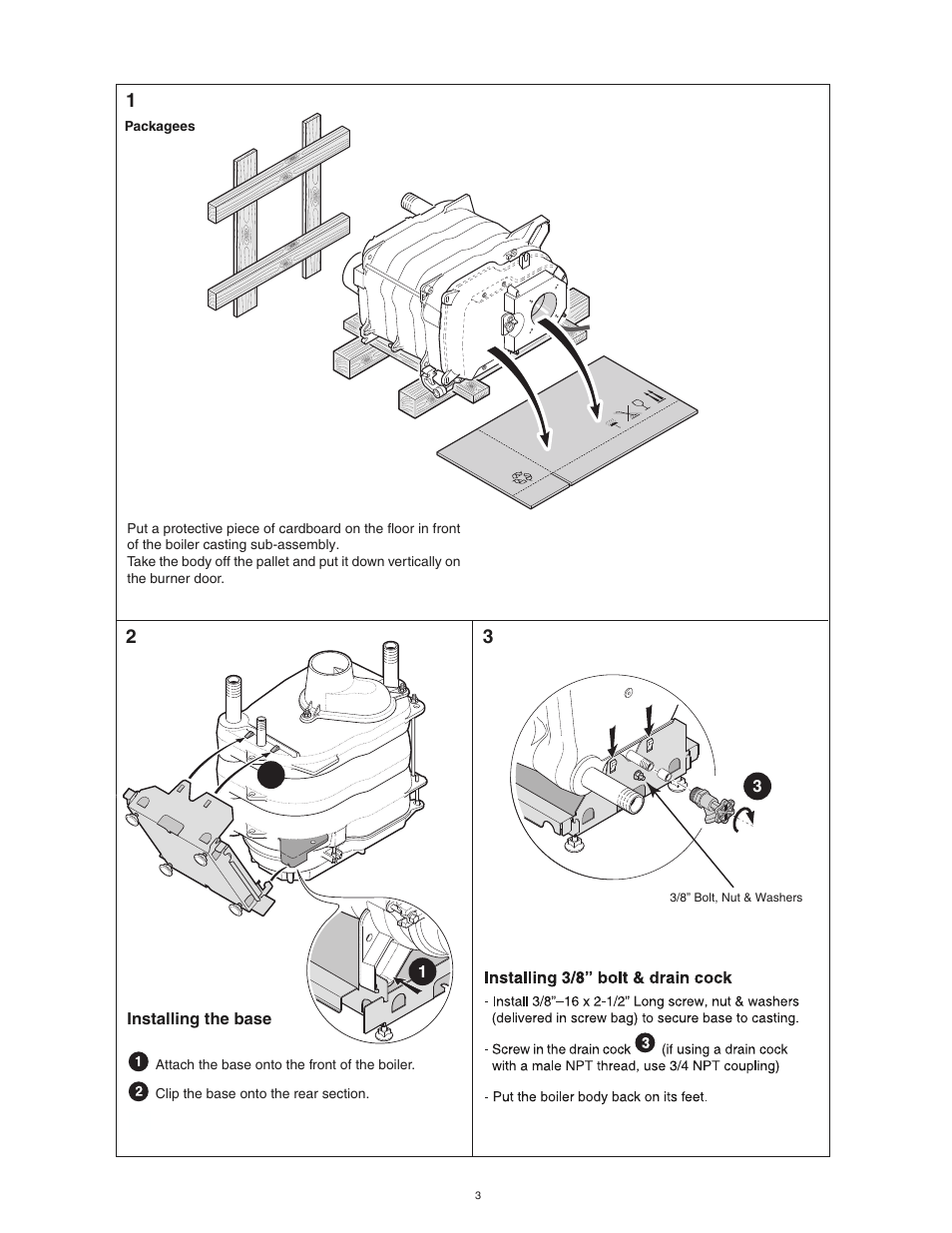 Slant/Fin EC-10 Assembly Instructions User Manual | Page 3 / 12