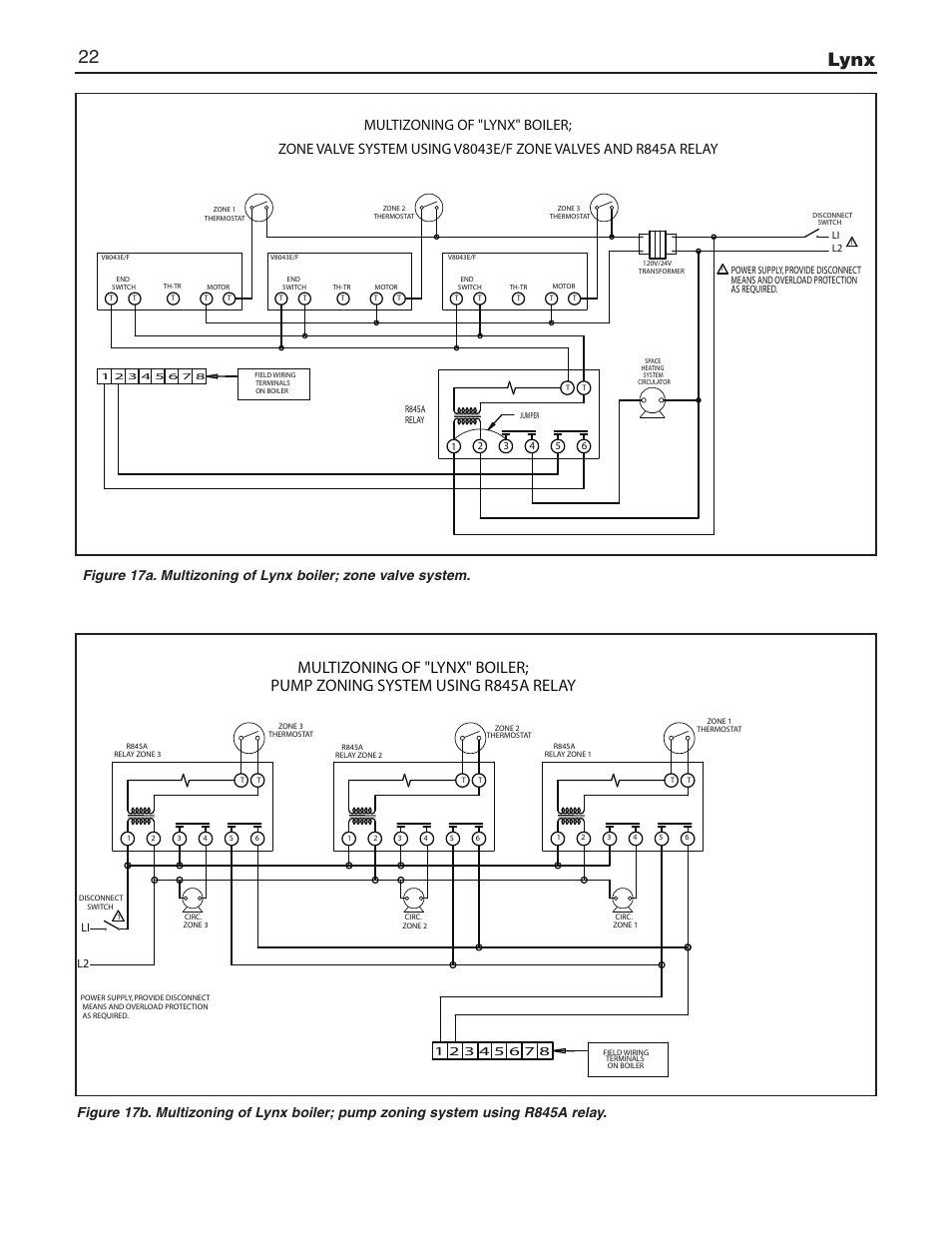 Lynx 22, Li l2 | Slant/Fin LX-150 User Manual | Page 22 / 44