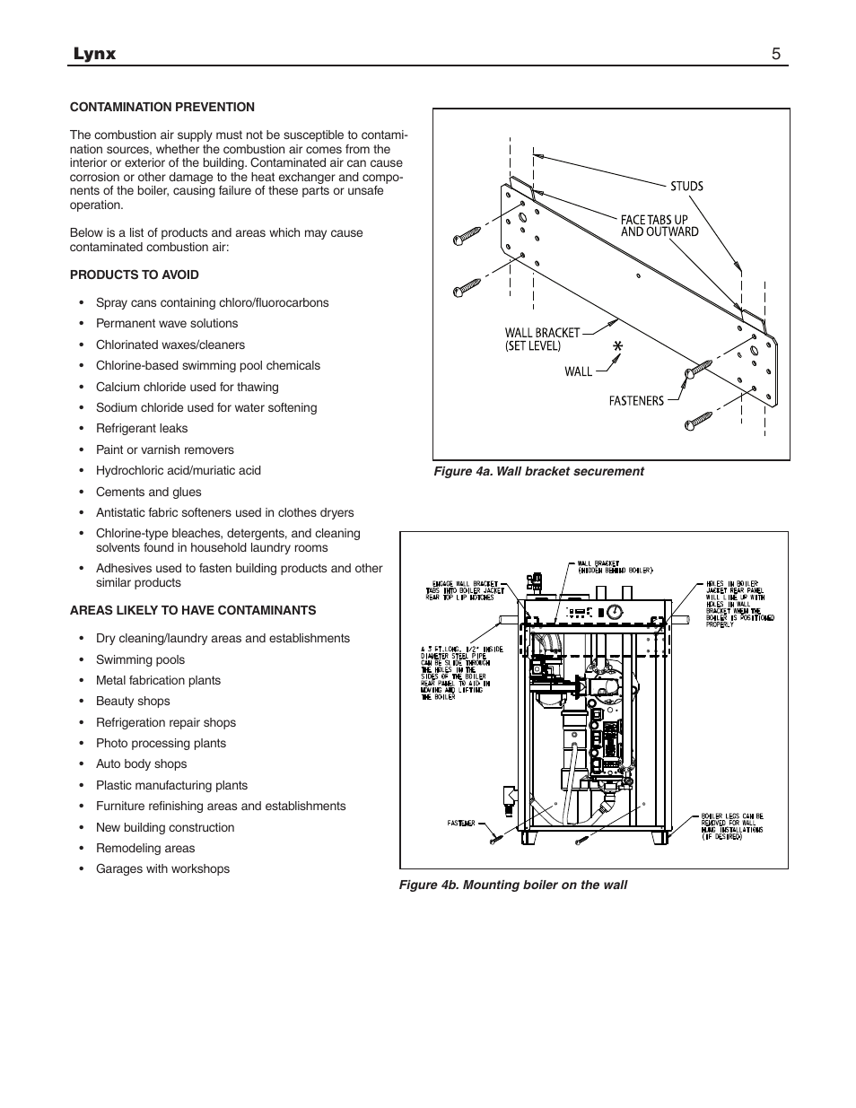 Lynx 5 | Slant/Fin LX-150 User Manual | Page 5 / 44