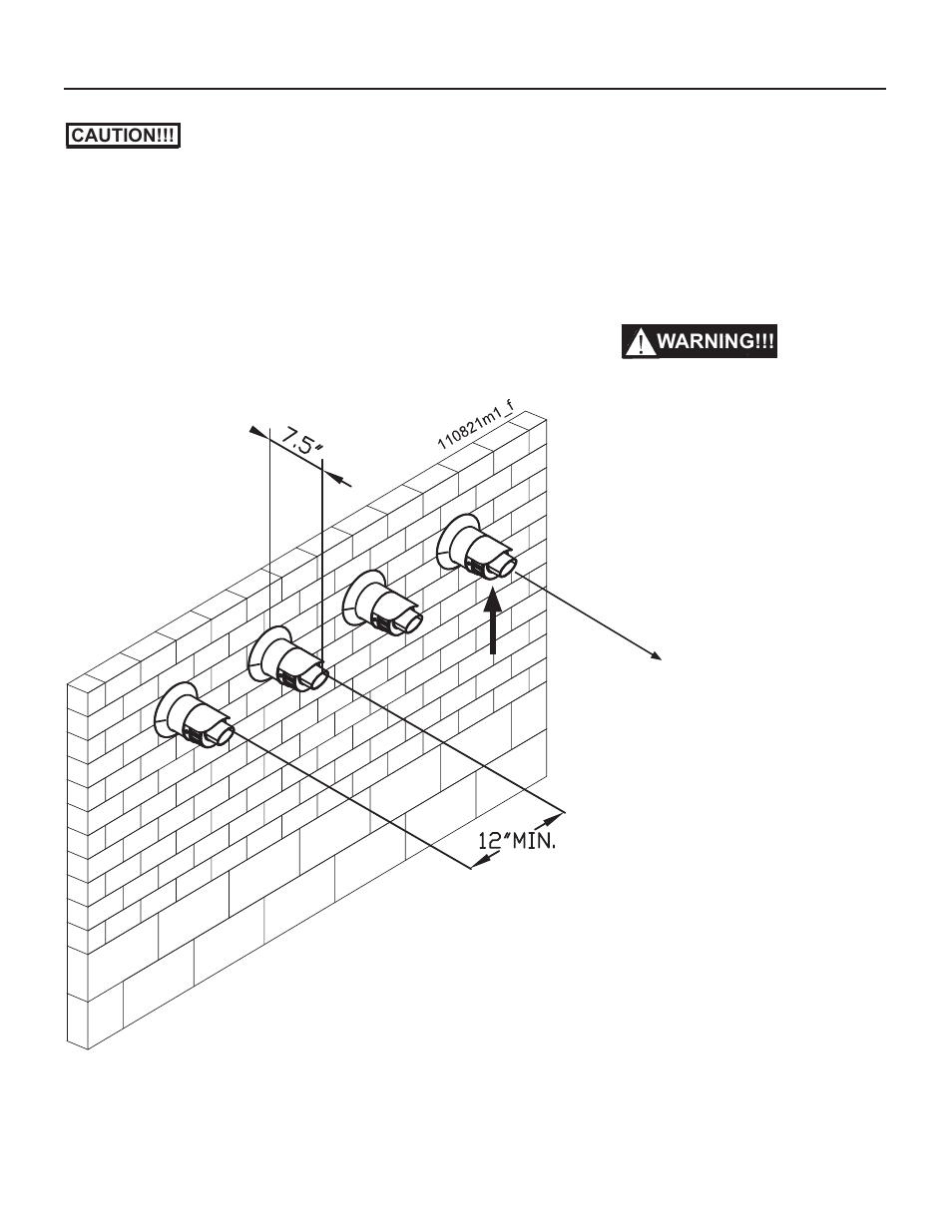 10 - installation - vent and combustion air, 3 - multiventing sidewall terminations | Slant/Fin VSL-160C Part B User Manual | Page 15 / 36