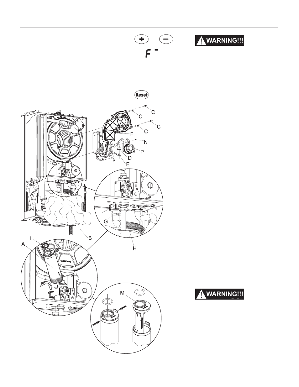 Warning | Slant/Fin VSL-160C Part C User Manual | Page 17 / 36