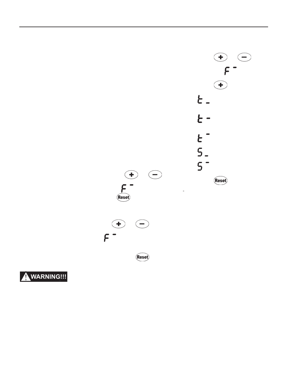 12 – overrides, 1 - auto-purging, 2 - fan | 3 – minimum and maximum output, 4 – checking the fl ame current, Warning | Slant/Fin VSL-160C Part C User Manual | Page 20 / 36