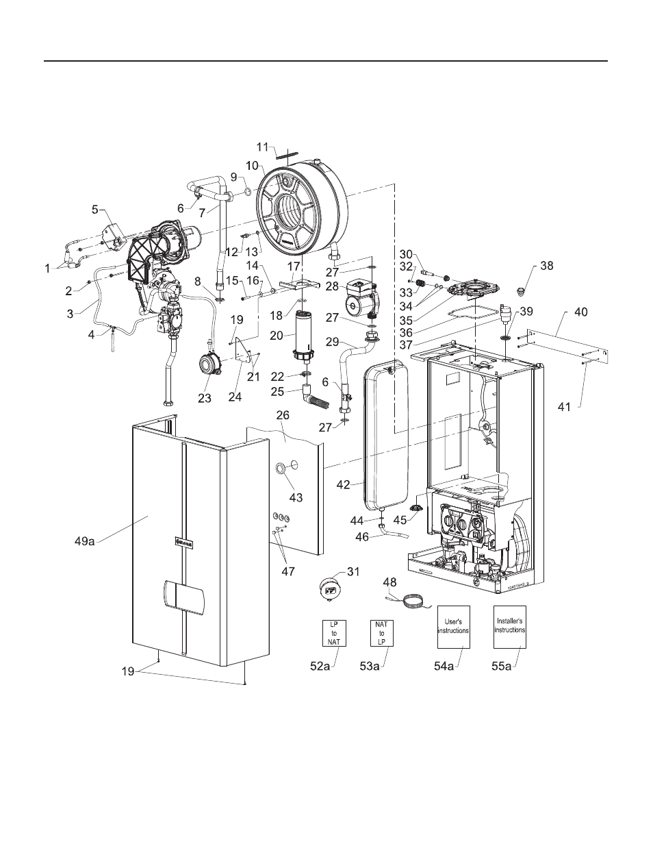16 - spare parts | Slant/Fin VSL-160C Part C User Manual | Page 27 / 36