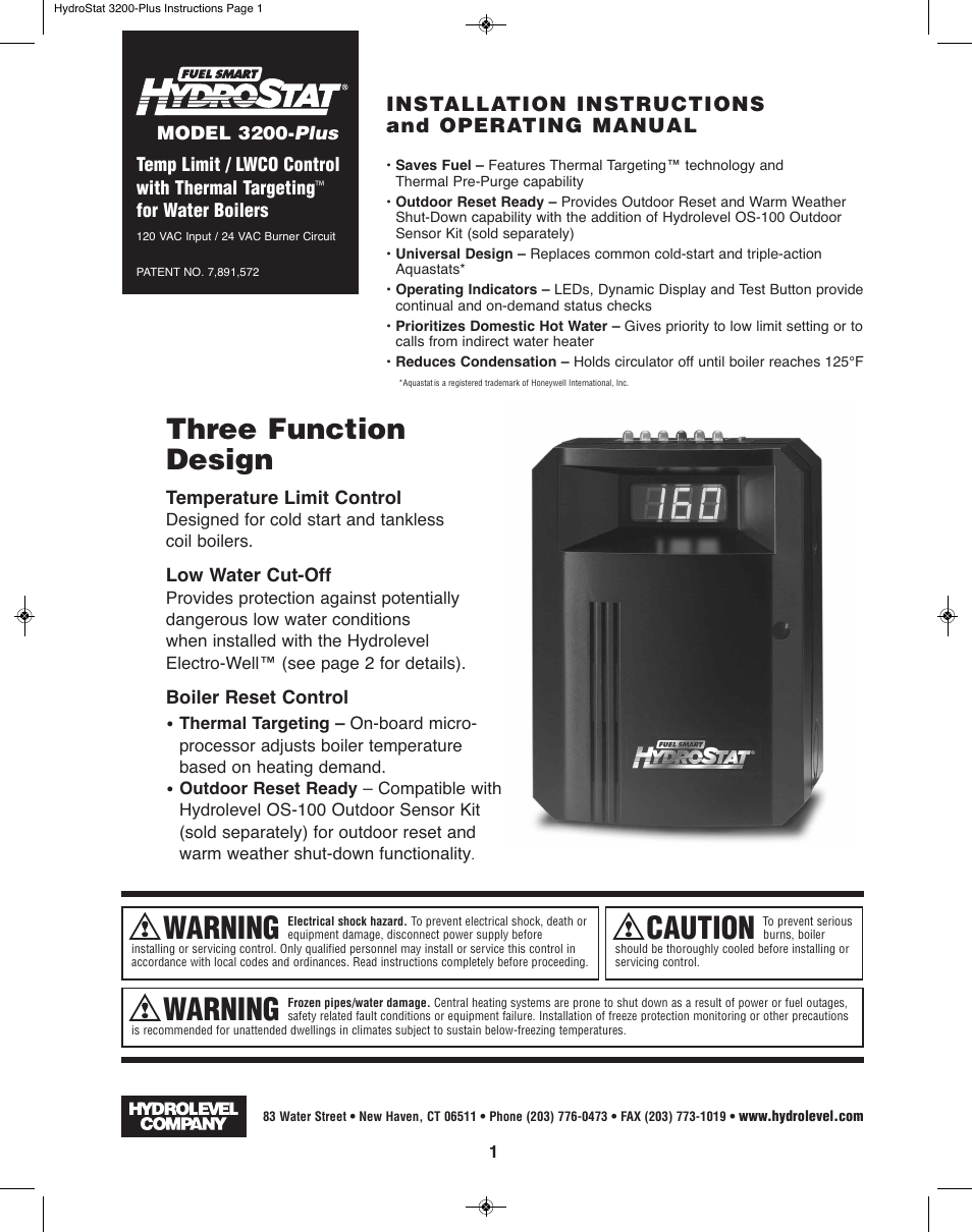 Slant/Fin 3200-Plus User Manual | 16 pages