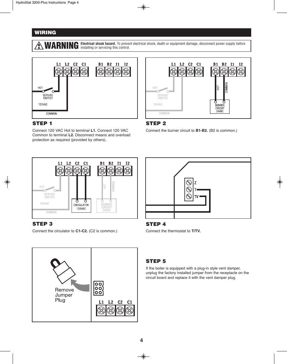 Warning | Slant/Fin 3200-Plus User Manual | Page 4 / 16