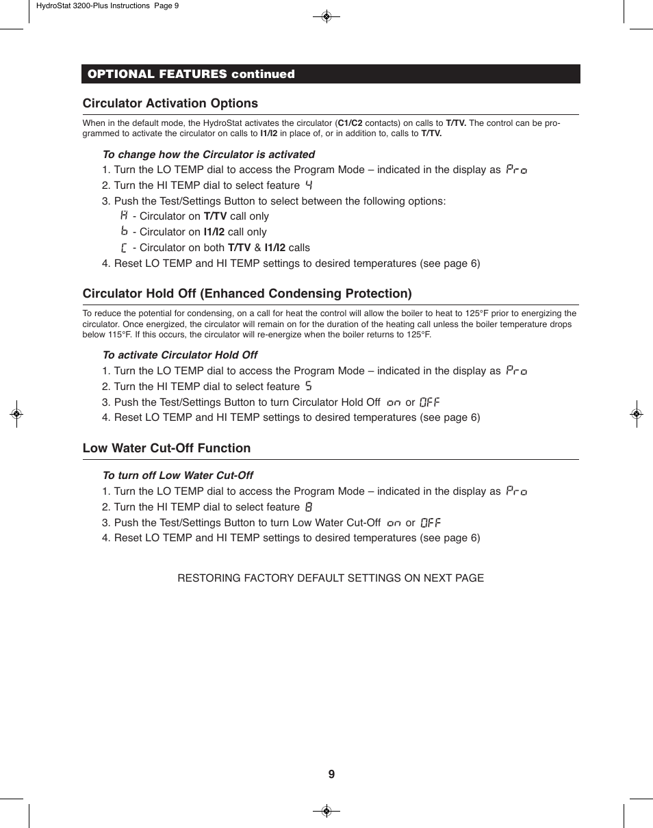 Slant/Fin 3200-Plus User Manual | Page 9 / 16