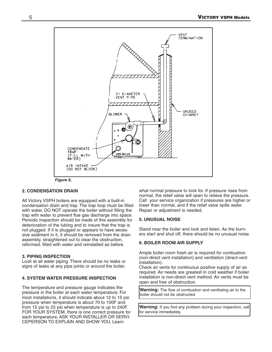 Slant/Fin Victory VSPH series User Manual | Page 5 / 8