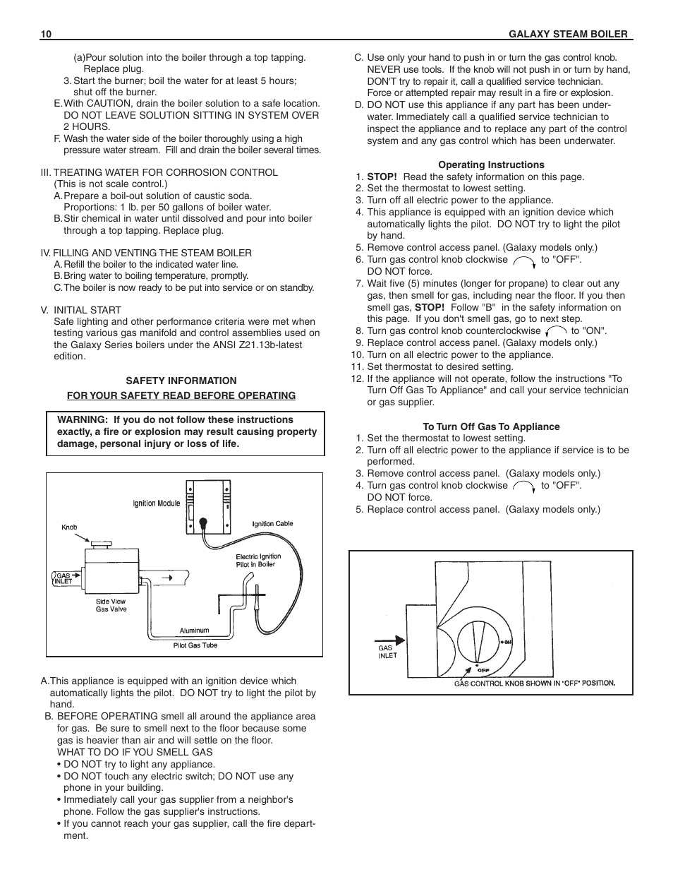Slant/Fin GXHA-200 User Manual | Page 10 / 20