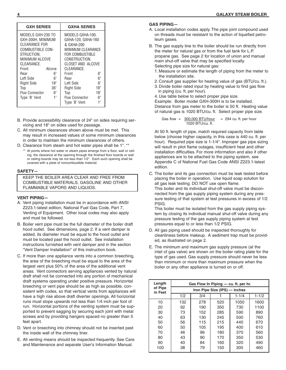 Slant/Fin GXHA-200 User Manual | Page 4 / 20