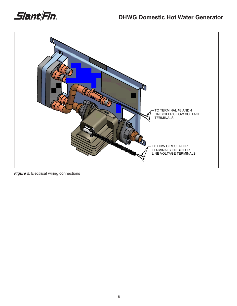 Dhwg domestic hot water generator | Slant/Fin DHWG User Manual | Page 6 / 8