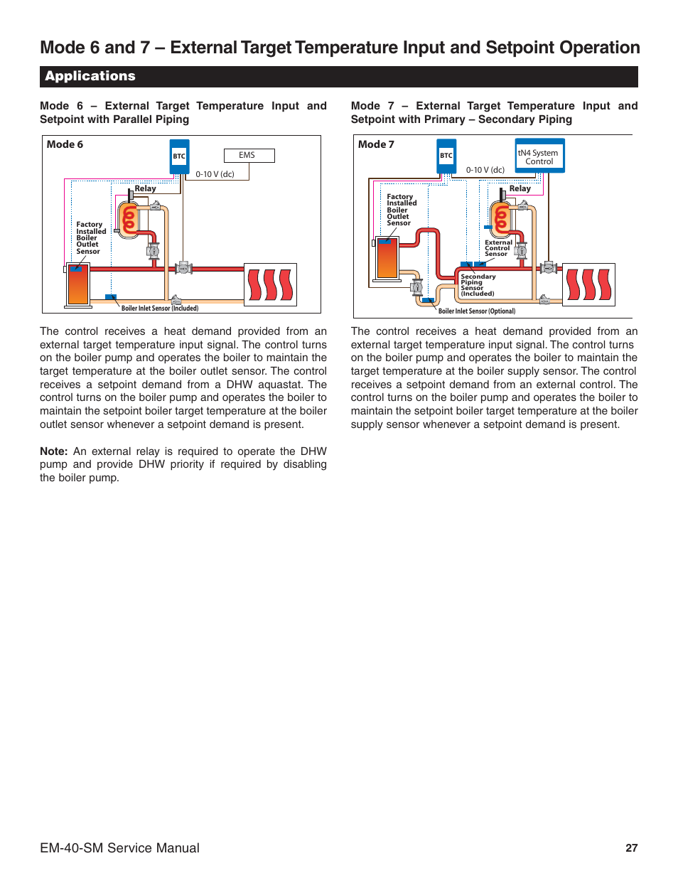 Em-40-sm service manual applications | Slant/Fin EM-10 Service Manual User Manual | Page 27 / 36