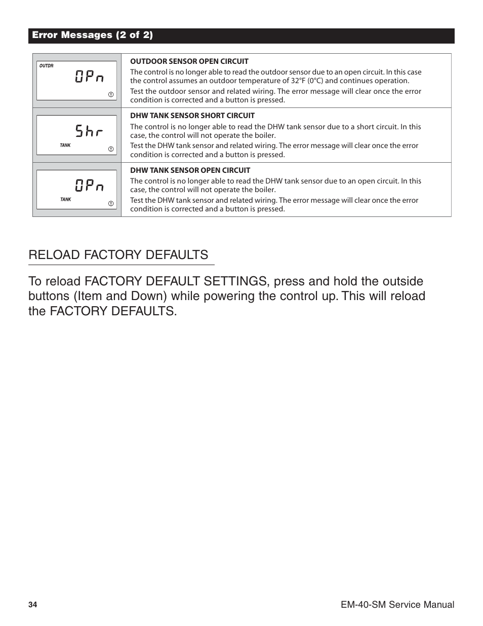 Slant/Fin EM-10 Service Manual User Manual | Page 34 / 36