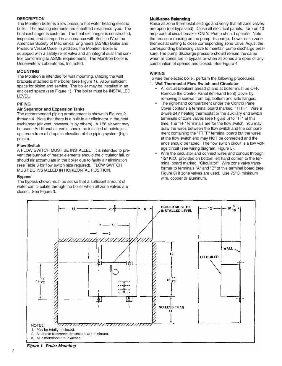 Slant/Fin EH User Manual | Page 2 / 6