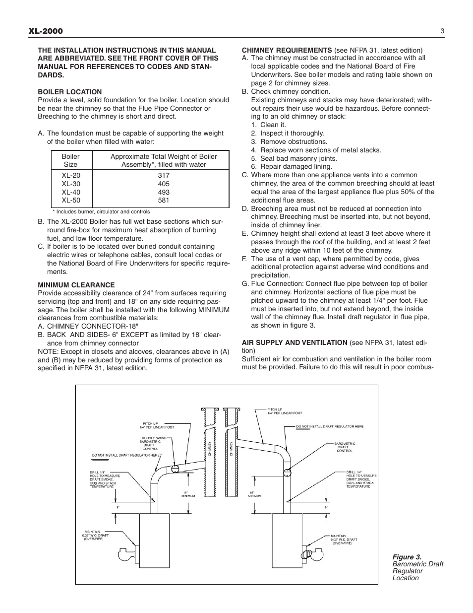 Slant/Fin XL-2000 User Manual | Page 3 / 16