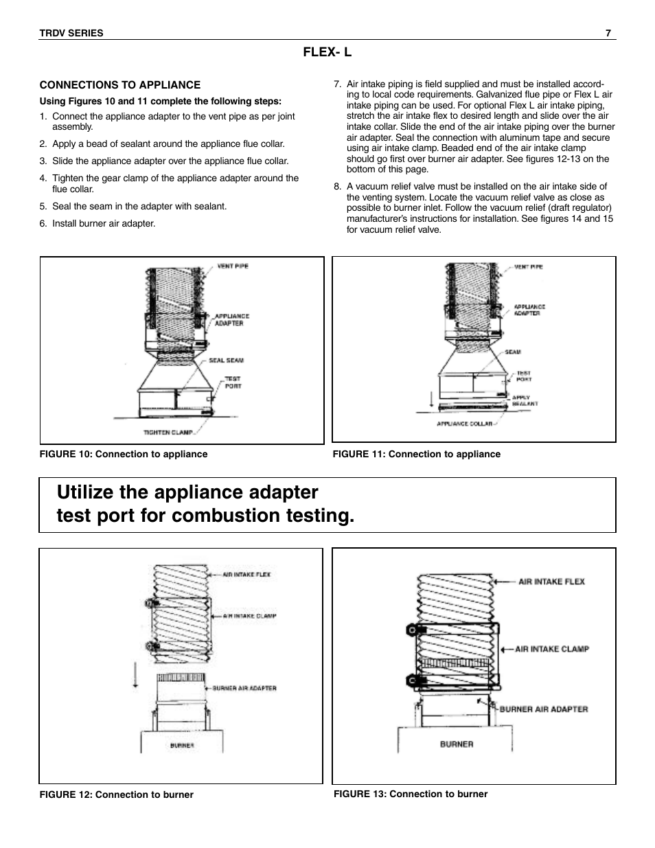 Slant/Fin TRDV Series Venting User Manual | Page 7 / 16