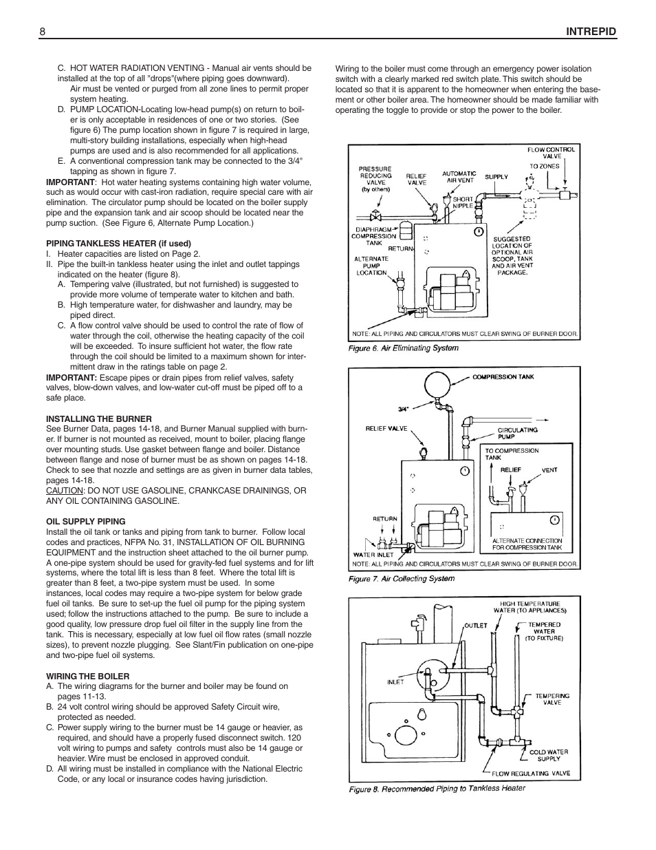 Slant/Fin Intrepid Steam User Manual | Page 8 / 24