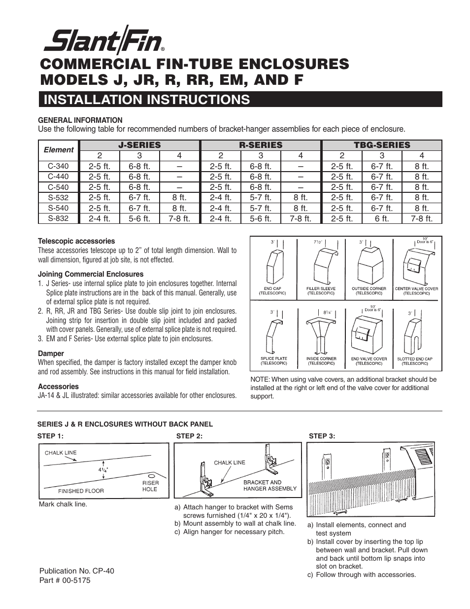 Slant/Fin F Series User Manual | 4 pages