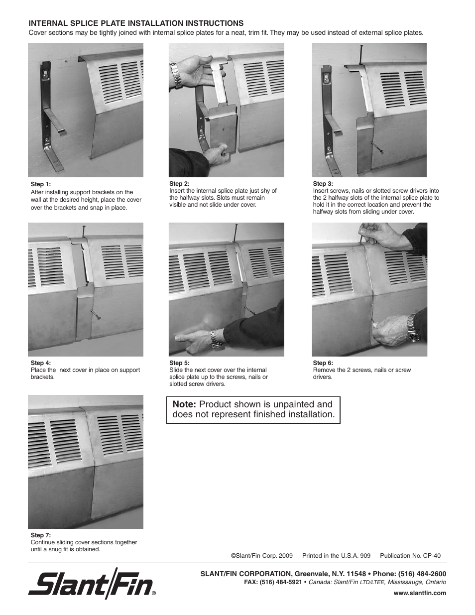 Slant/Fin F Series User Manual | Page 4 / 4