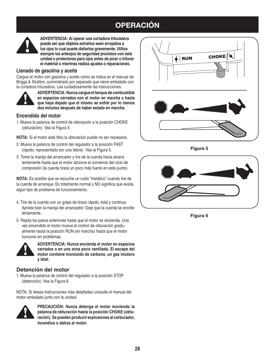 Operación | Craftsman 247.77636 User Manual | Page 28 / 40