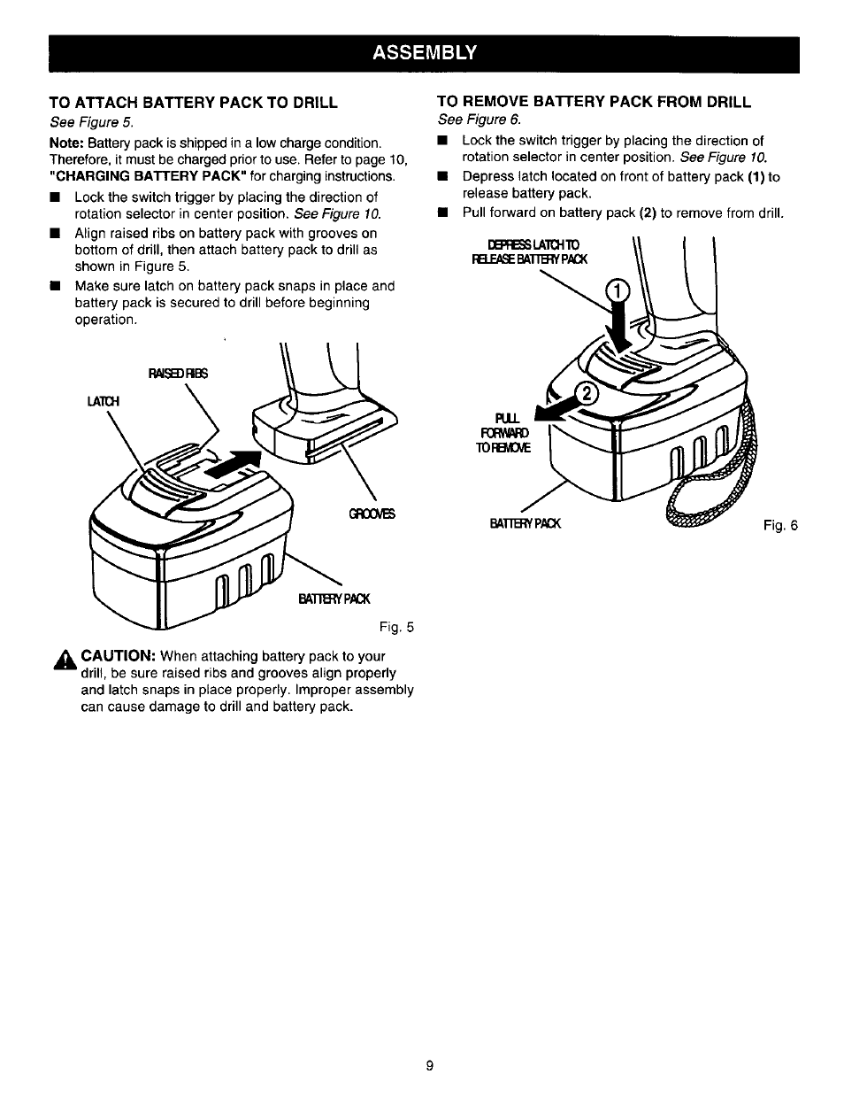 Assembly | Craftsman 315.271220 User Manual | Page 9 / 18