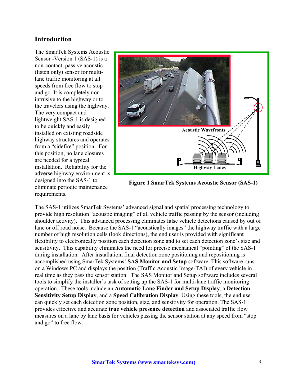 Introduction | SmarTek Systems SAS-1 Intro and Background User Manual | Page 3 / 6