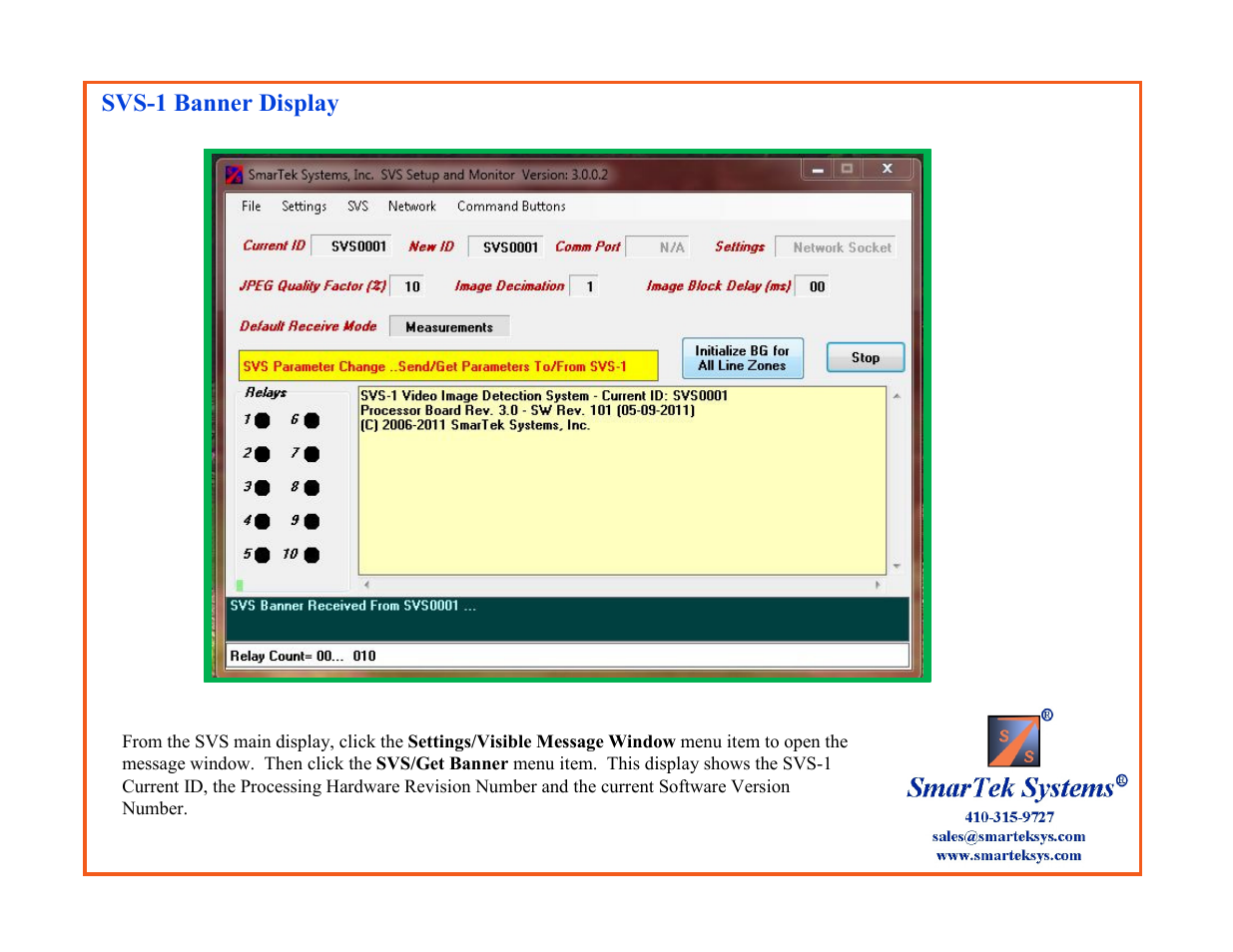 SmarTek Systems SVS-1 User Guide-Part B User Manual | Page 41 / 45