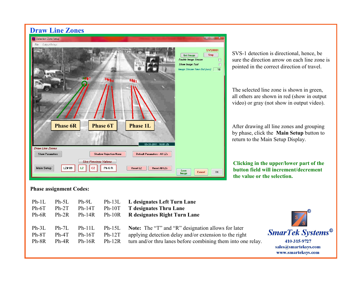Draw line zones | SmarTek Systems SVS-1 User Guide-Part B User Manual | Page 8 / 45