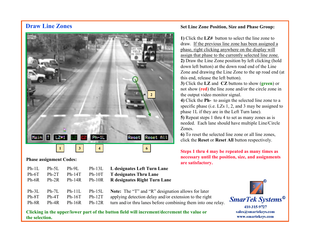 Draw line zones | SmarTek Systems SVS-1 User Guide-Part E User Manual | Page 5 / 29