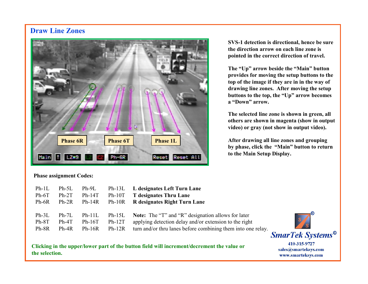 Draw line zones | SmarTek Systems SVS-1 User Guide-Part E User Manual | Page 6 / 29