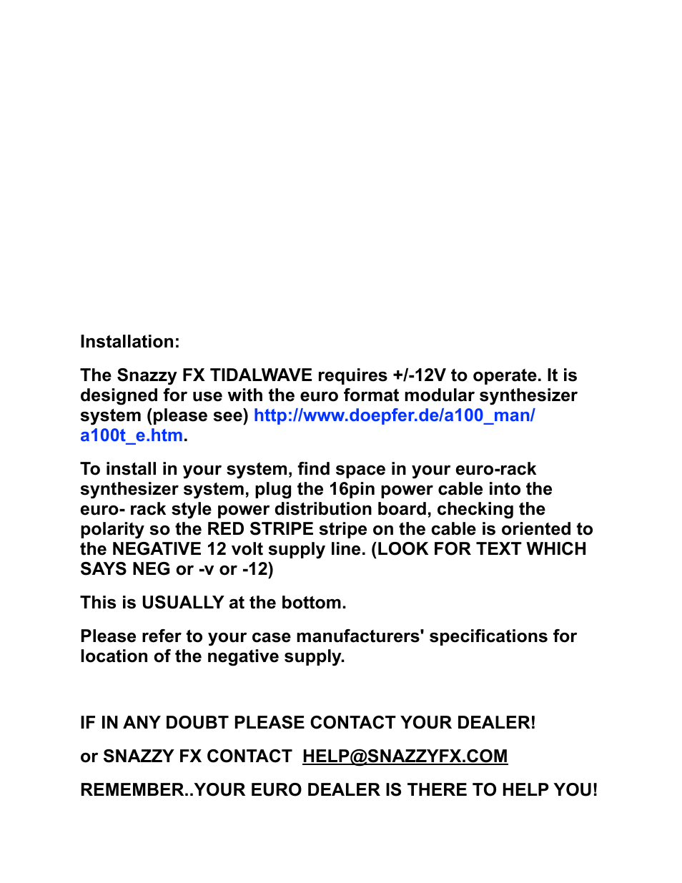 Snazzy FX TIDAL WAVE User Manual | Page 3 / 19
