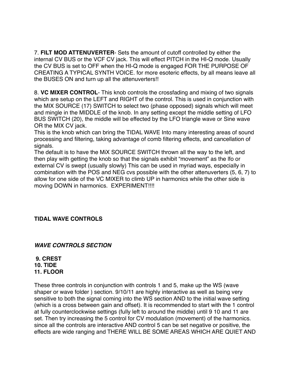 Snazzy FX TIDAL WAVE User Manual | Page 7 / 19