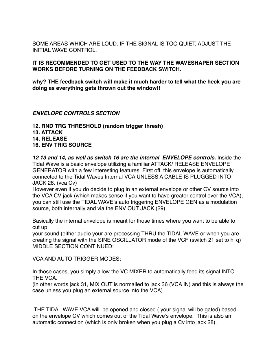 Snazzy FX TIDAL WAVE User Manual | Page 8 / 19