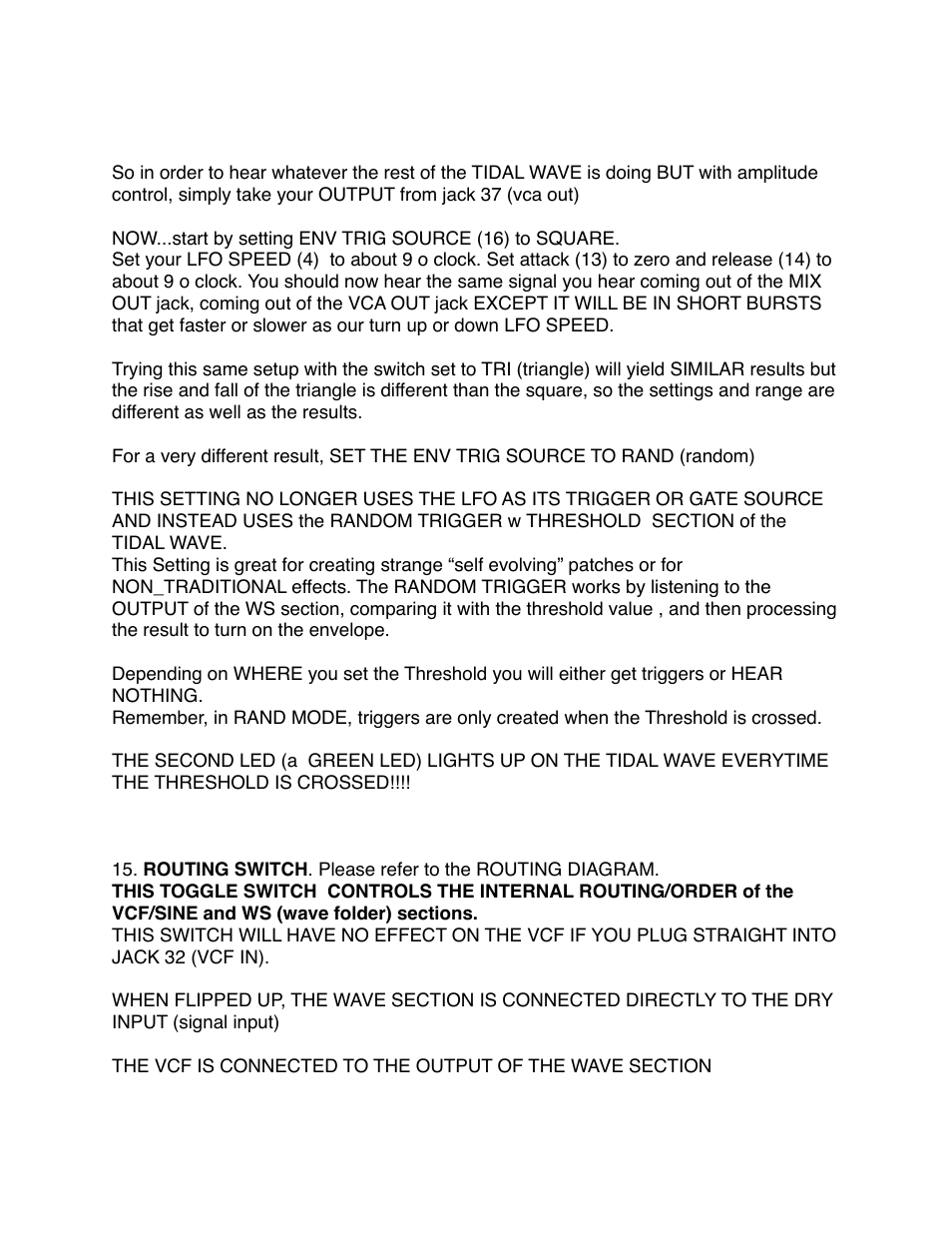 Snazzy FX TIDAL WAVE User Manual | Page 9 / 19