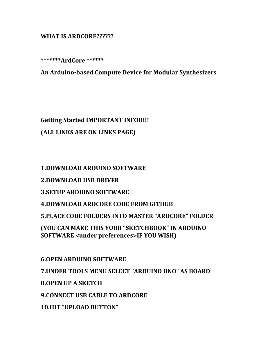 Snazzy FX ARDCORE User Manual | Page 5 / 16