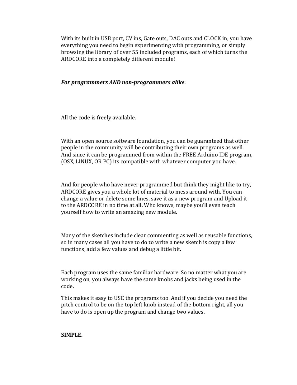 Snazzy FX ARDCORE User Manual | Page 7 / 16