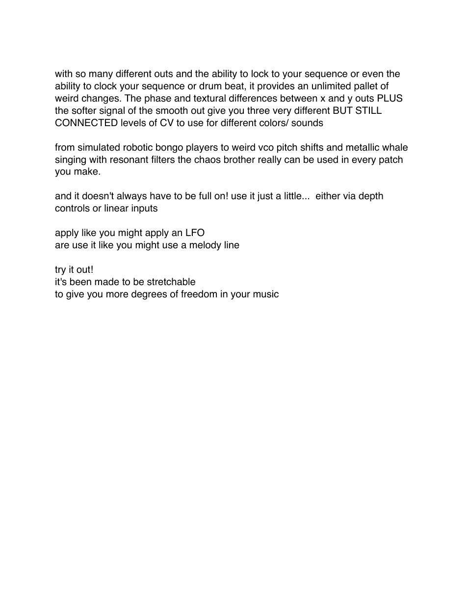 Snazzy FX CHAOS BROTHER User Manual | Page 16 / 24