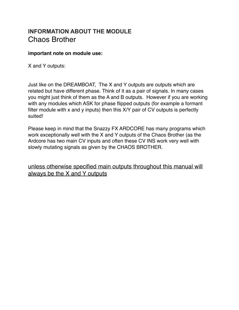 Snazzy FX CHAOS BROTHER User Manual | Page 4 / 24