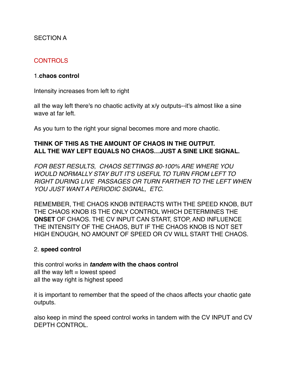 Snazzy FX CHAOS BROTHER User Manual | Page 6 / 24