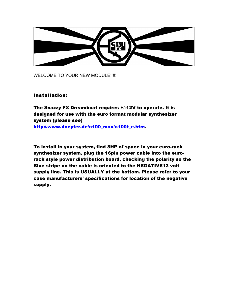 Snazzy FX DREAMBOAT User Manual | Page 2 / 17