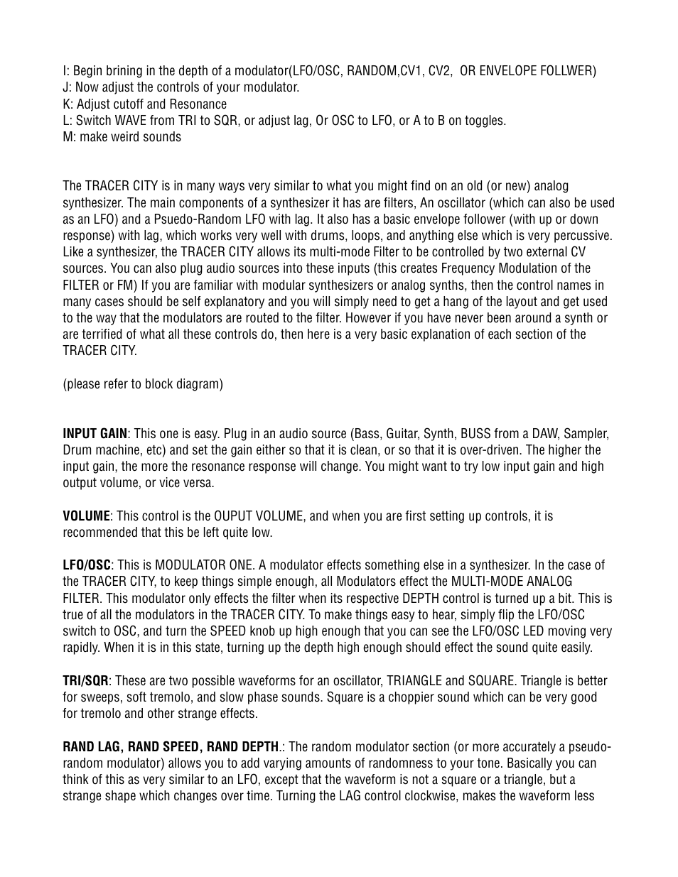 Snazzy FX TRACER CITY User Manual | Page 5 / 7