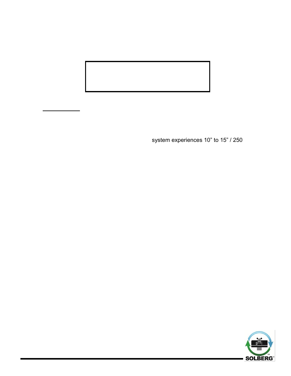 Warning | Solberg MiniFS(Pg.2-4) User Manual | Page 11 / 13