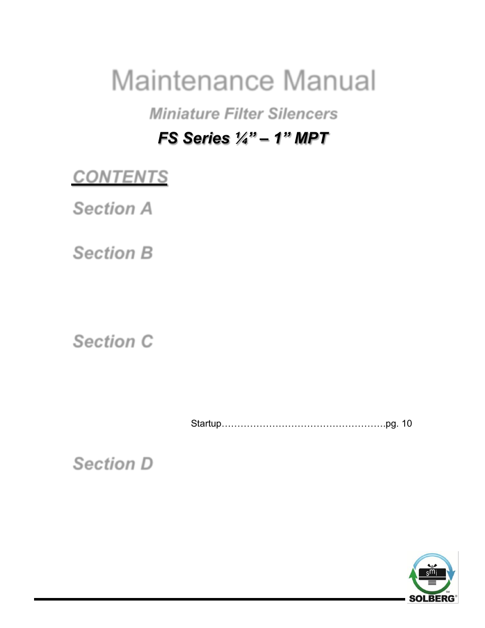 Solberg MiniFS(Pg.2-4) User Manual | Page 2 / 13