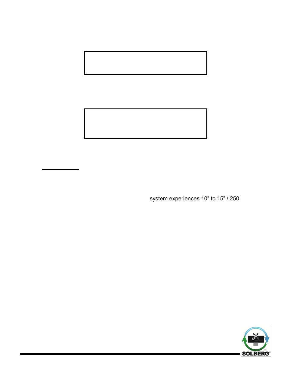 Warning | Solberg CompactFS(Pg.2-6,7) User Manual | Page 12 / 14