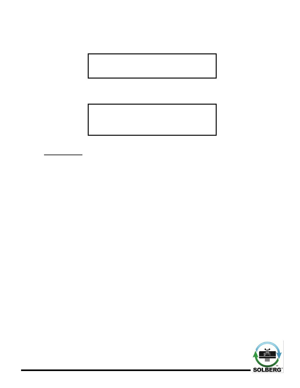 Warning | Solberg SLCR-SLCRT(Pg.2-9) User Manual | Page 7 / 7