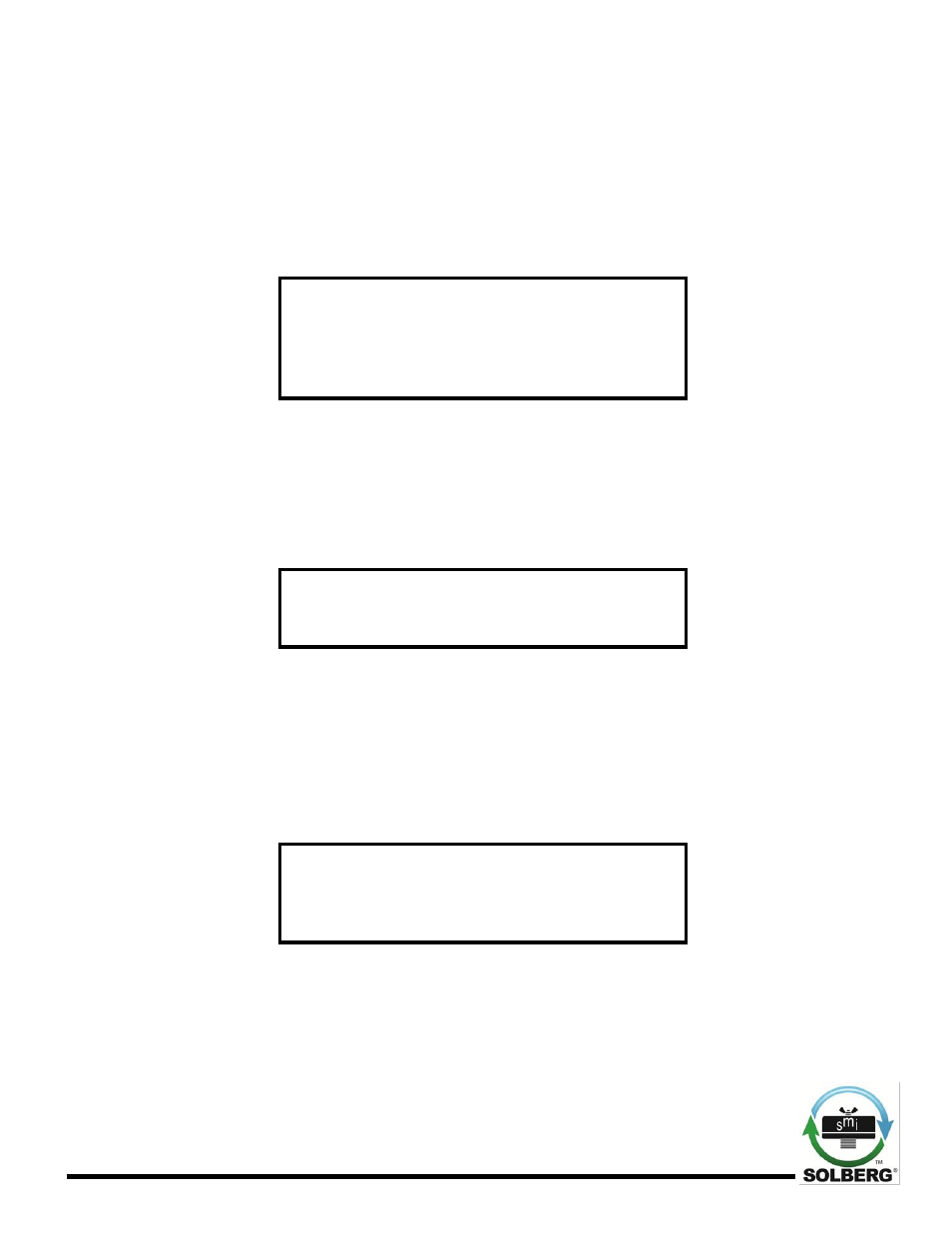 Warning | Solberg SumoFS(Pg.2-15) User Manual | Page 12 / 13