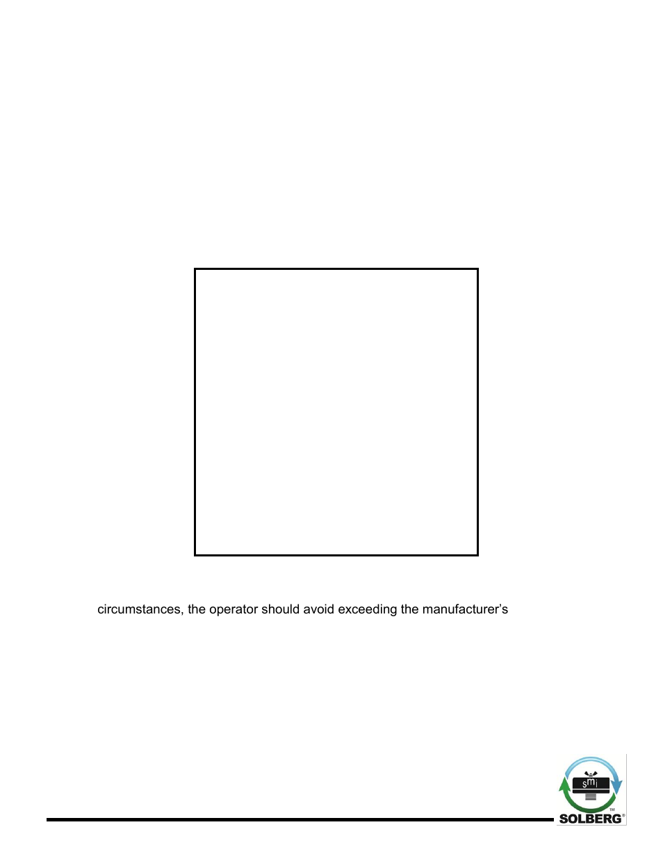 Warning | Solberg SumoFS(Pg.2-15) User Manual | Page 7 / 13